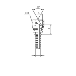 Фитинг BSP прямой DN05 1/8" (Г)